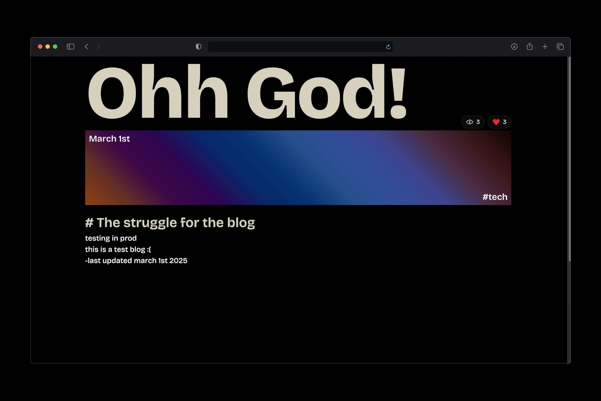The Dot Blog screenshot